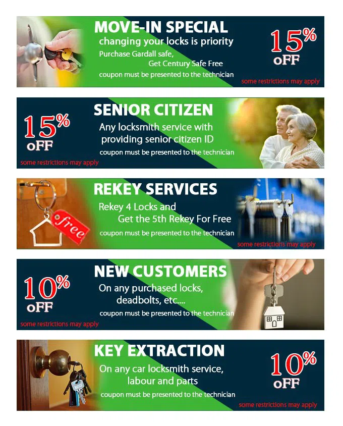 San Francisco Locksmith Store, San Francisco, CA 415-886-3436 - coupon20-set-five